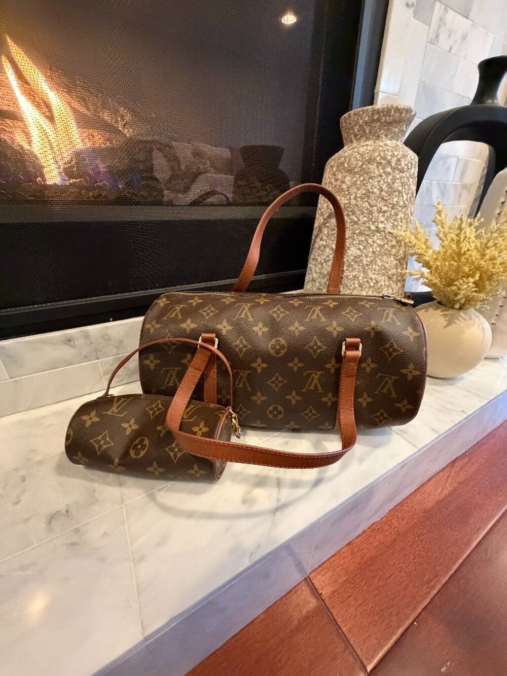 Louis Vuitton Papillon 30 Monogram Set w/ Mini Papillon | Vintage LV